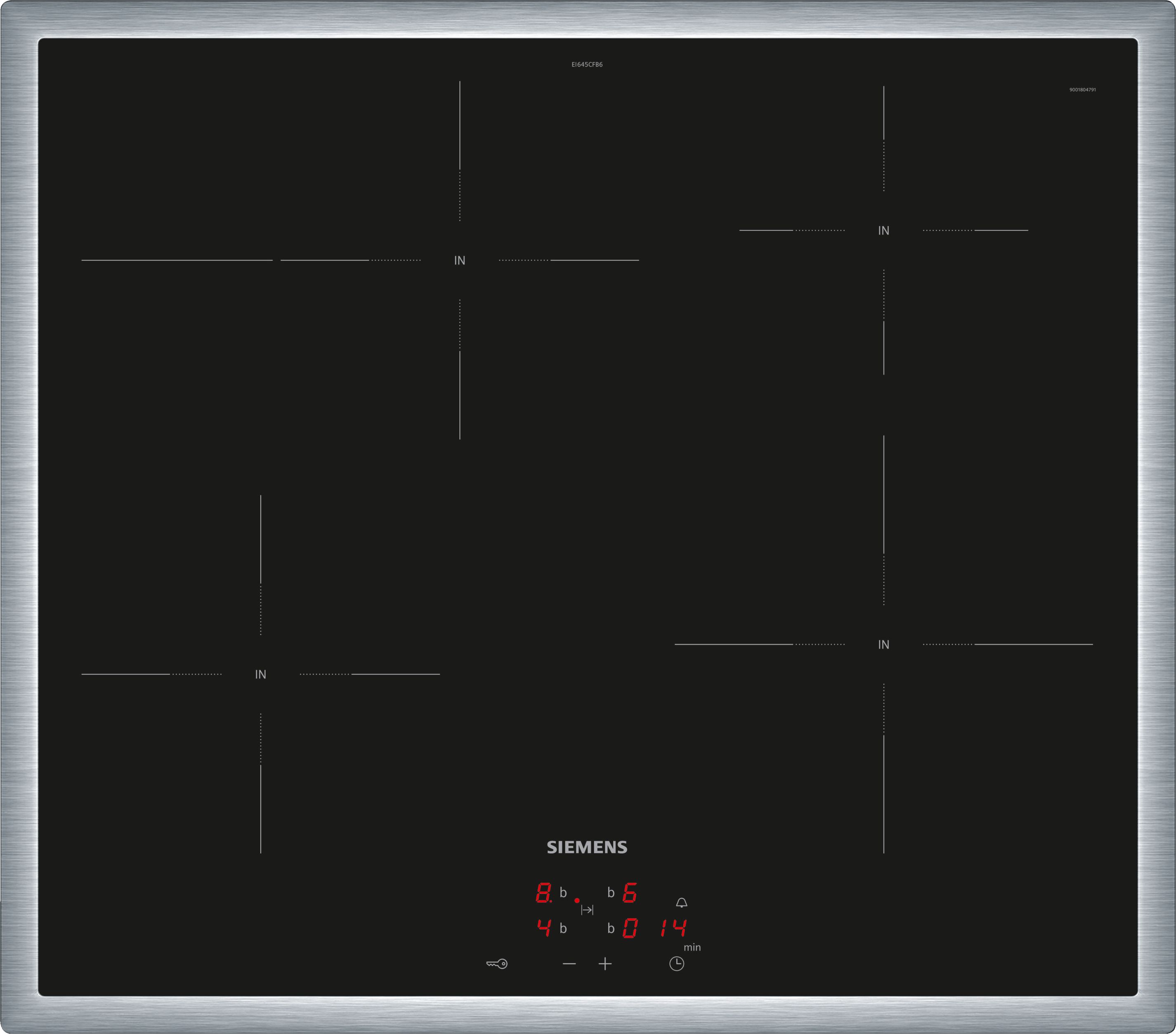Siemens Einbau-Herd-Set PQ521IB02: EI645CFB6E + HE578BBS4