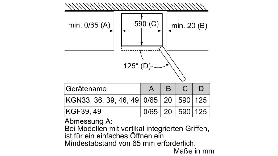Bosch Freistehende Kühl/Gefrier-Kombination KGN33NWEB