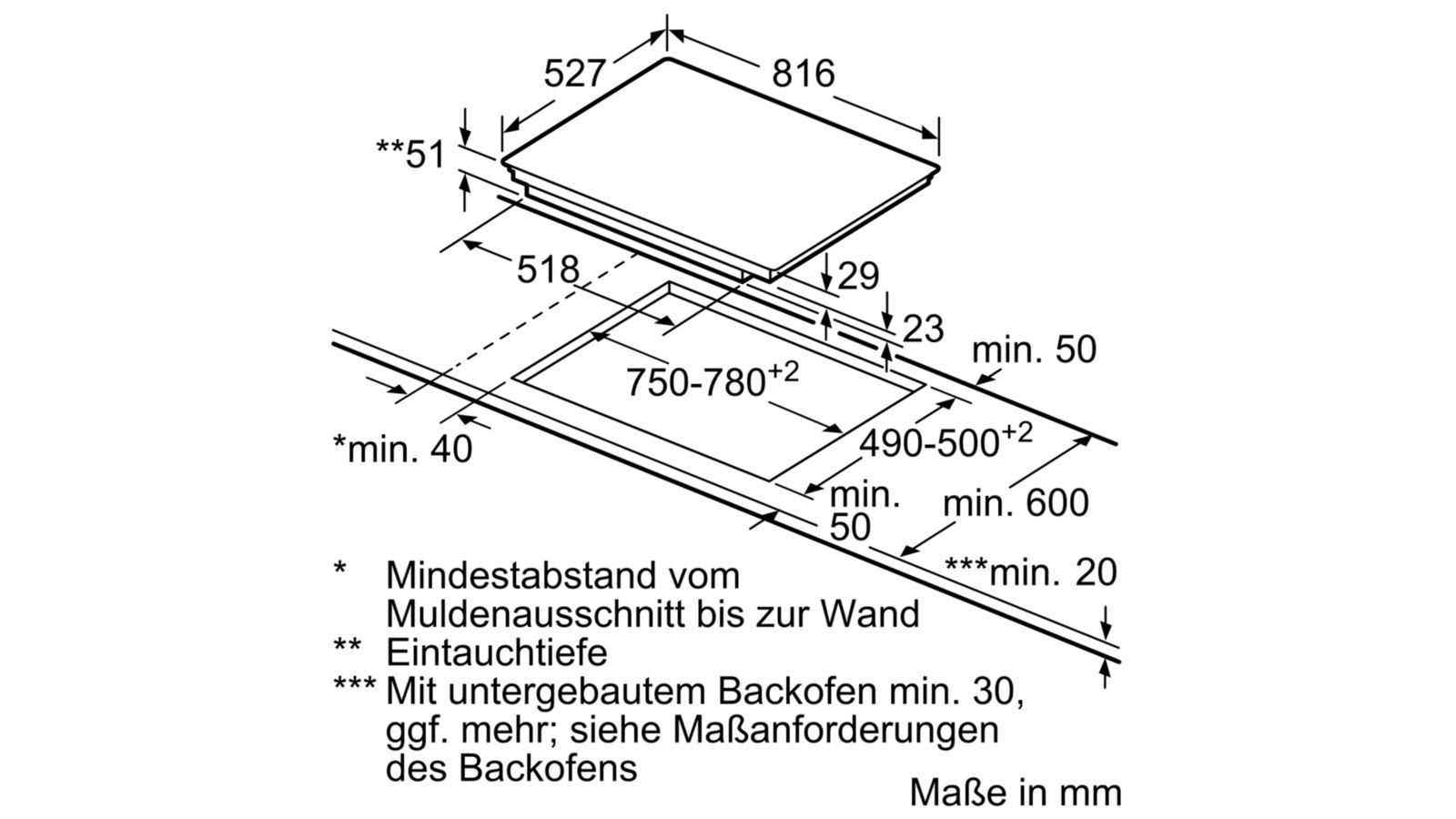 Bosch Induktions-Kochfeld Glaskeramik PXY875DW4E