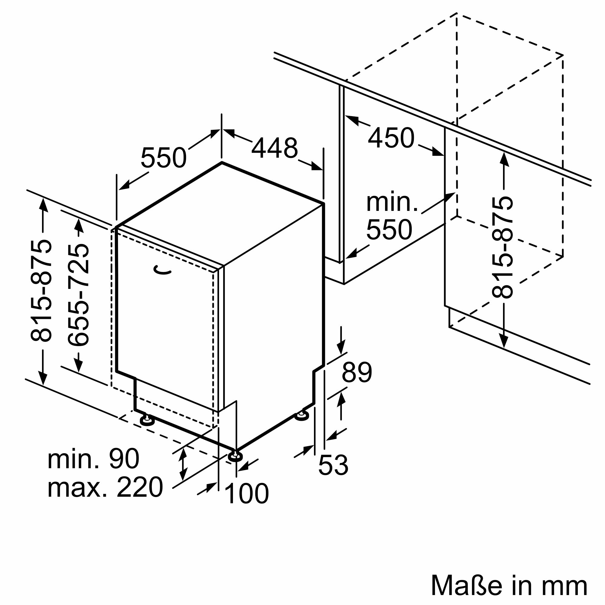 Bosch Vollintegrierter Geschirrspüler 45 cm SPV4HMX49E