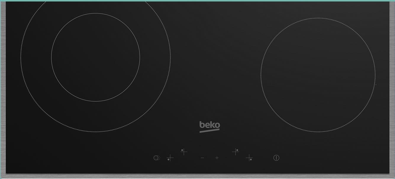 Beko Einbau-Set Multifunktionsofen + Kochfeld Glaskeramik BBSM12320X