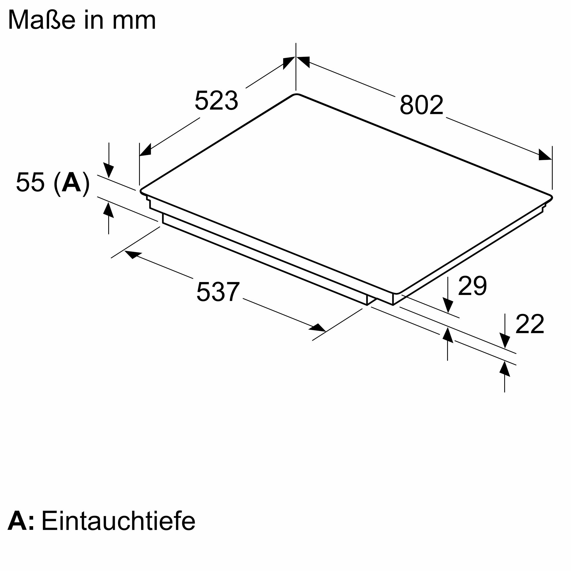 Bosch Induktionskochfeld autark 80 cm PXE845HC1E