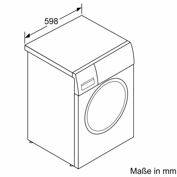 Bosch Waschmaschine, Frontlader, 9 kg, 1400U/min WGG244010