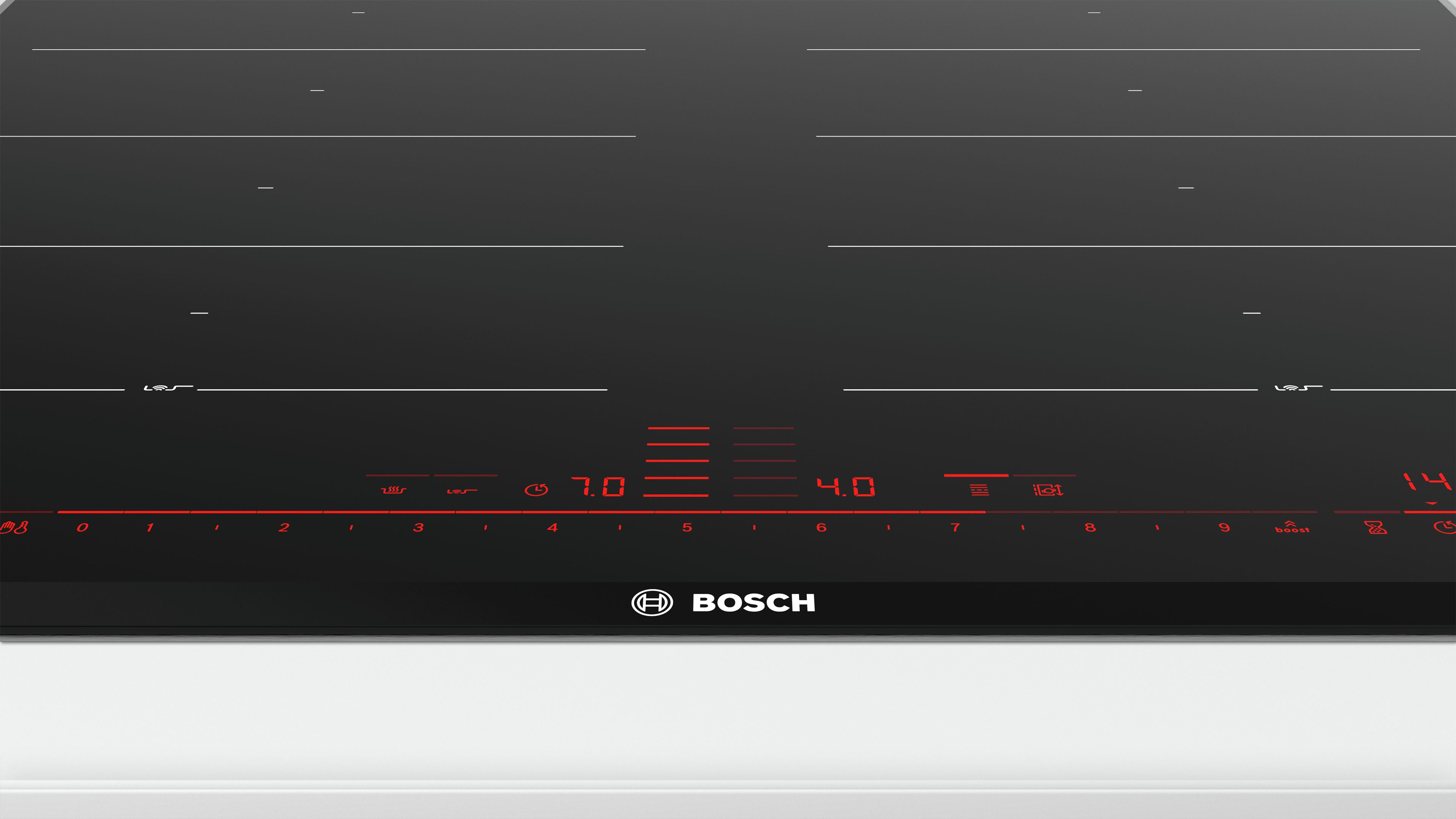 Bosch Induktionskochfeld 60 cm Schwarz Rahmen aufliegend PXX675DC1E