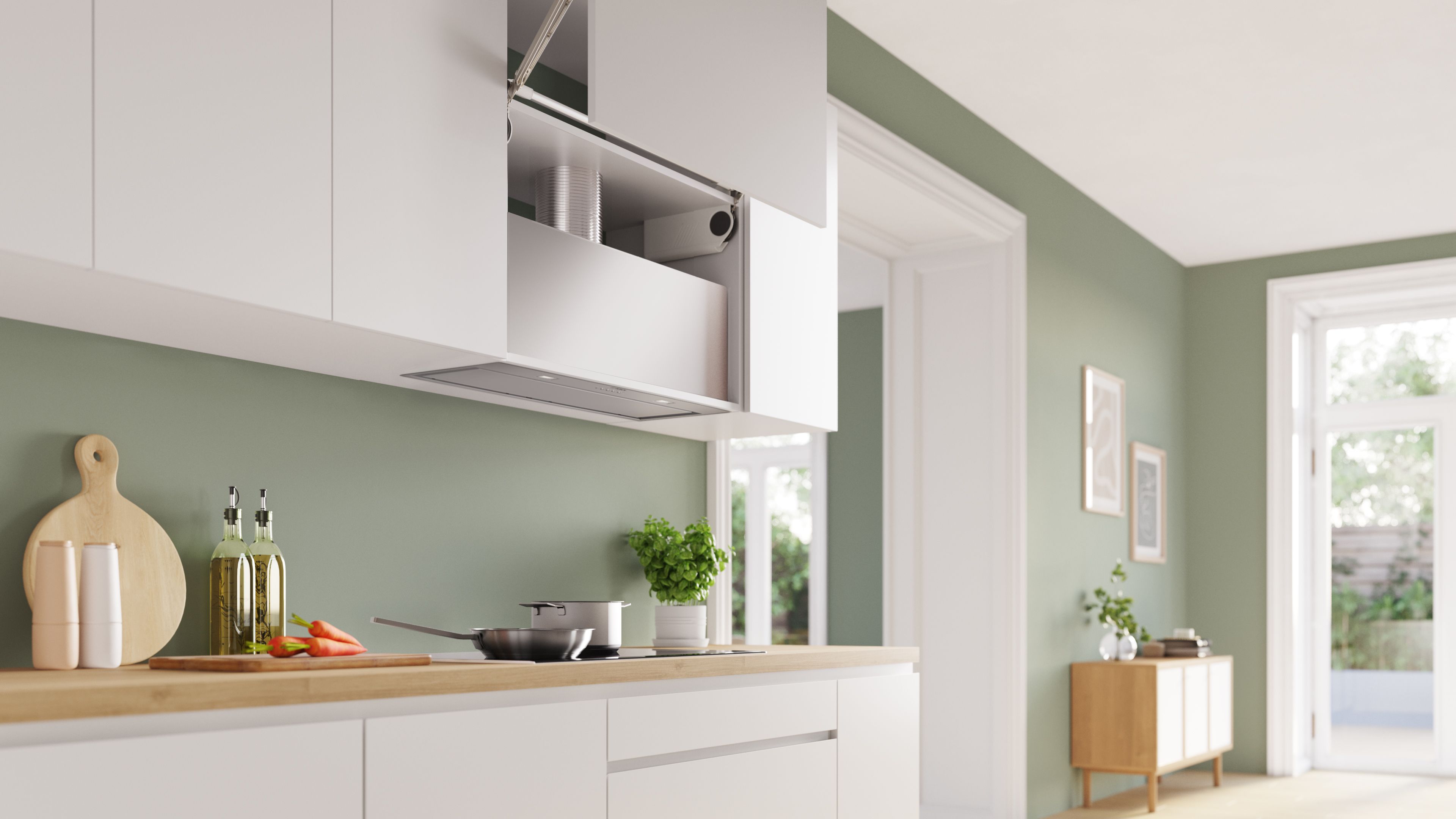 Bosch Serie 6 Lüfterbaustein 86 cm Edelstahl DLN87AC50