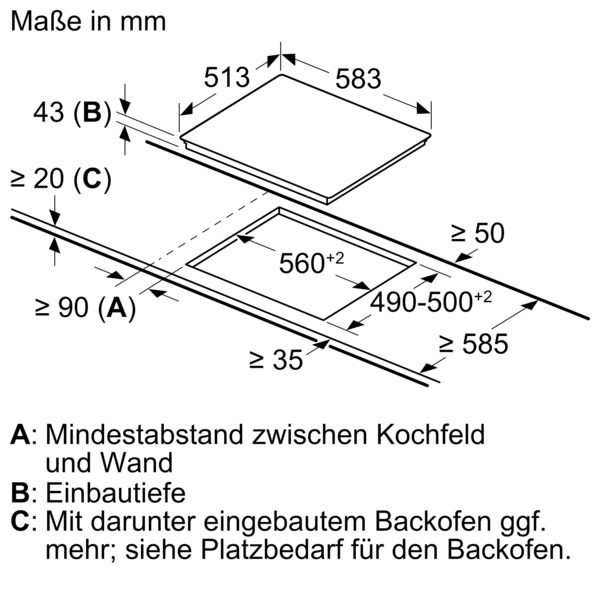 Bosch Einbaubackofenset HND671LS66: HEB578BS0 + NKN645GA2E