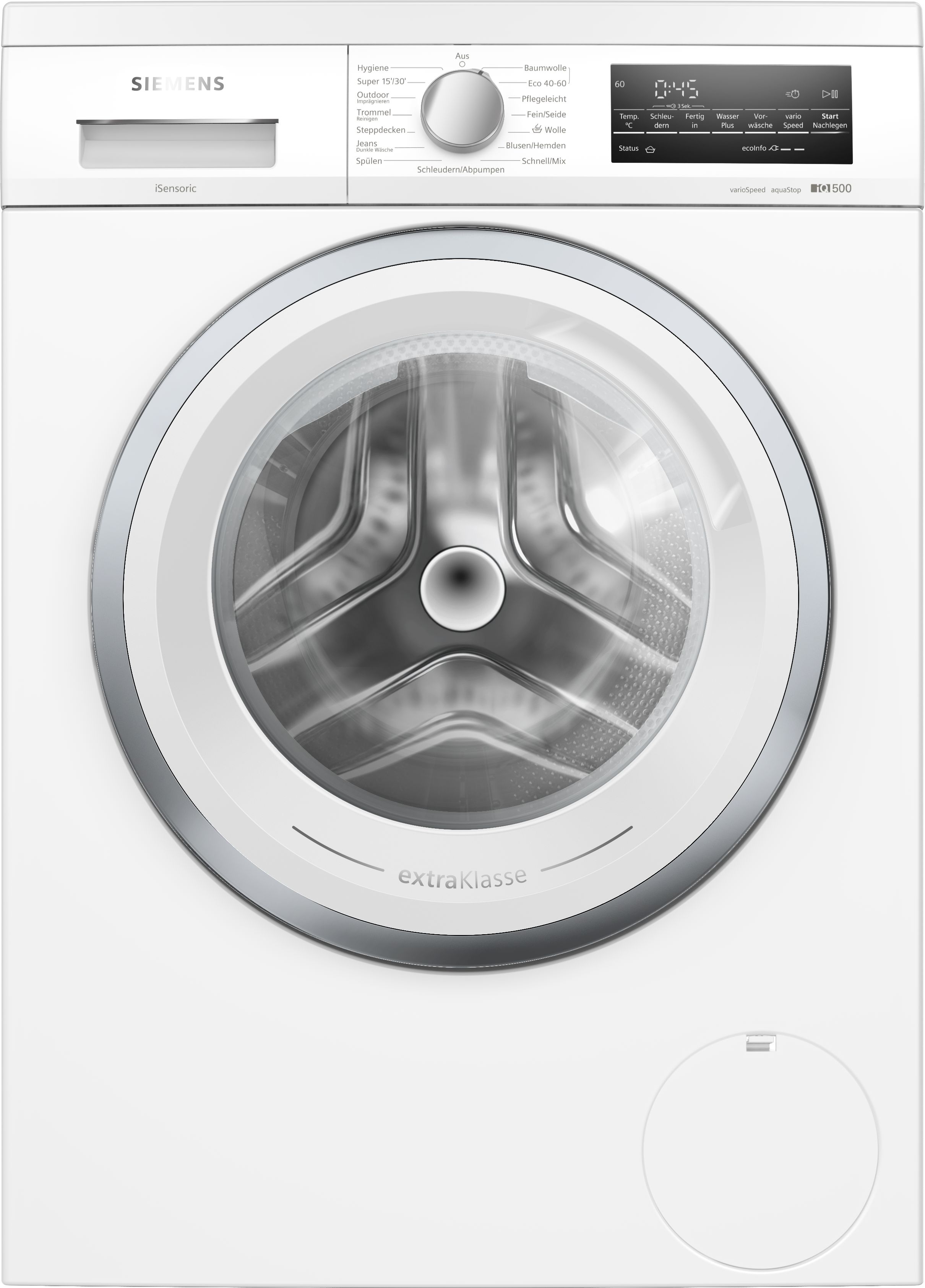 Siemens Waschmaschine unterbaufähig 9kg iQ500 WU14UT92