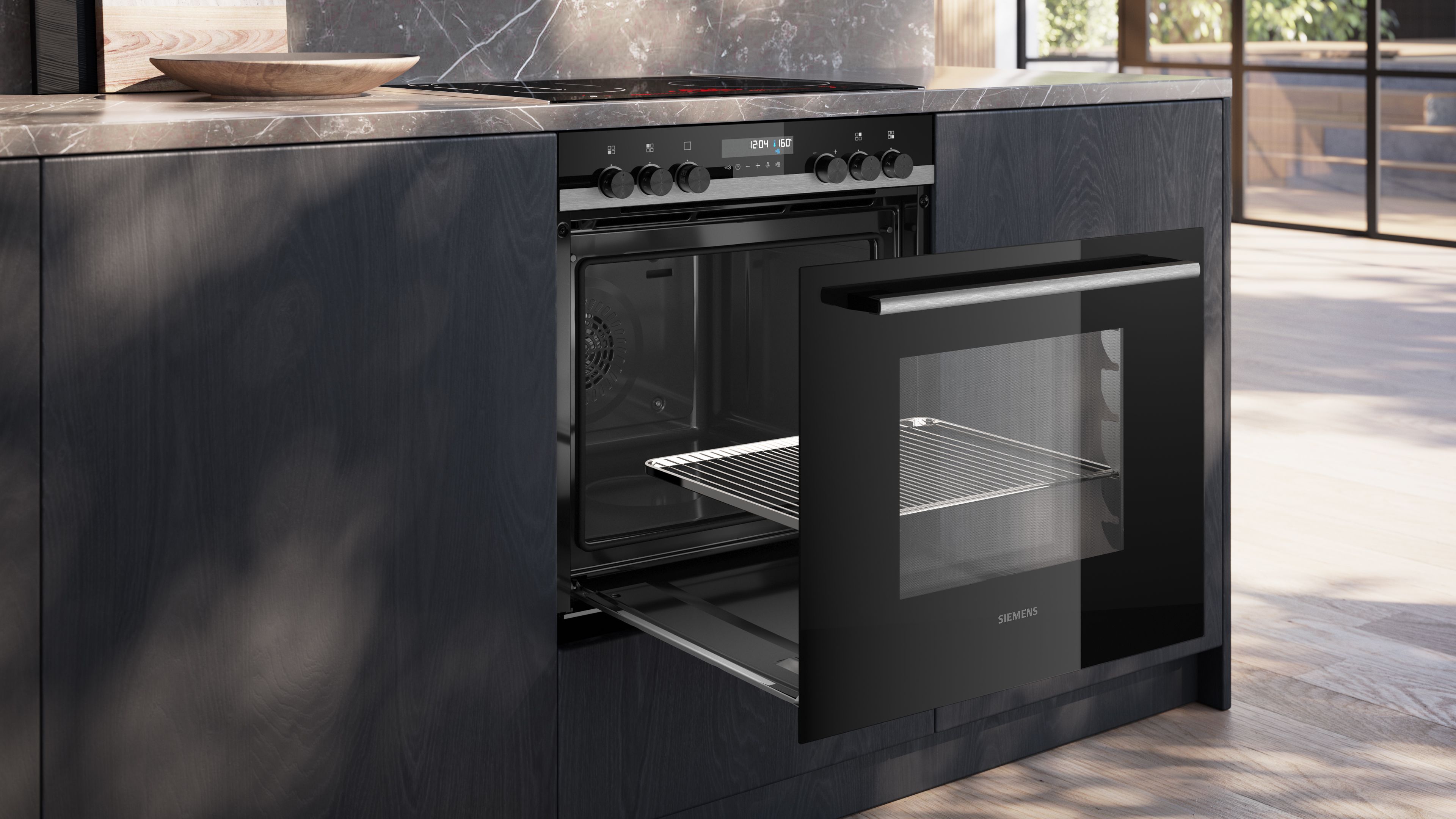 Siemens Einbau-Herd-Set PQ521IB02: EI645CFB6E + HE578BBS4