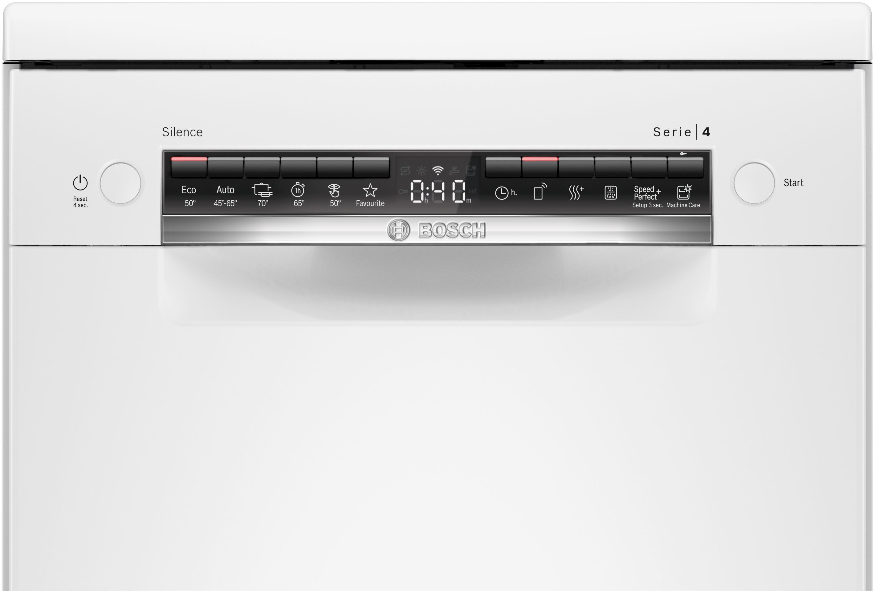 Bosch Freistehender Geschirrspüler 45 cm Weiß SPS4HKW49E