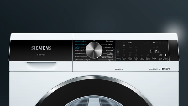 Siemens Extraklasse Waschtrockner, iQ500, 9/6kg, 1400U/min, WN44G290