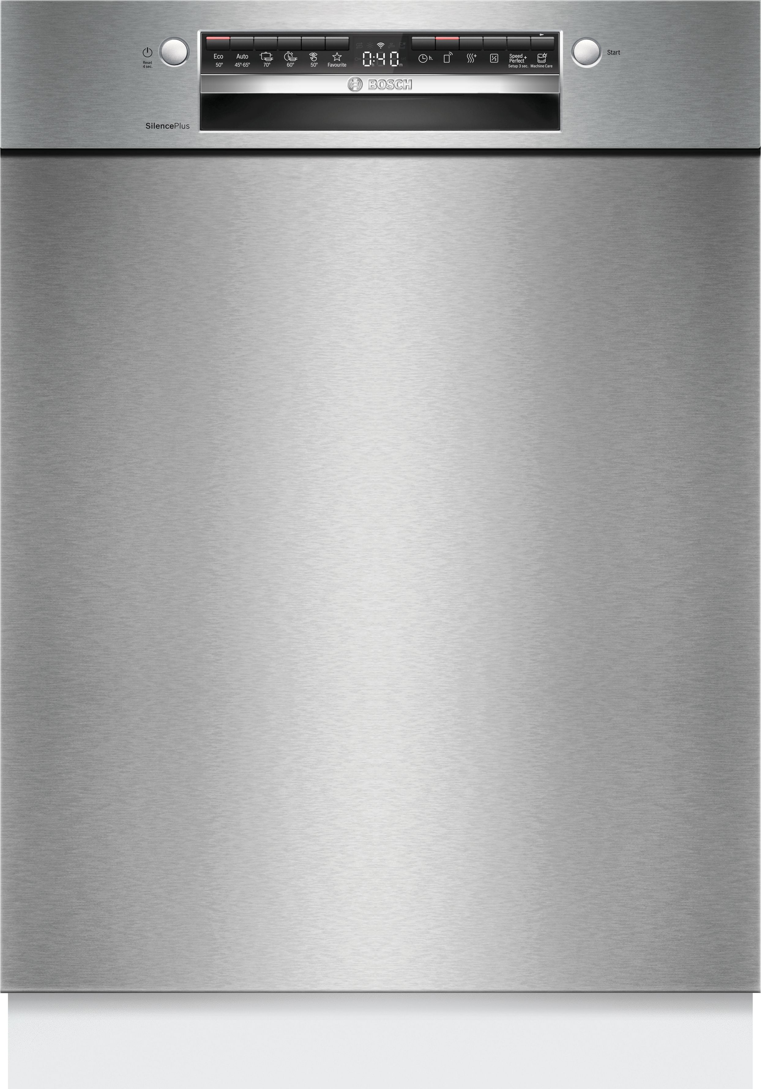 Bosch Unterbau-Geschirrspüler 60cm Edelstahl Serie 4 SMU4ECS28E