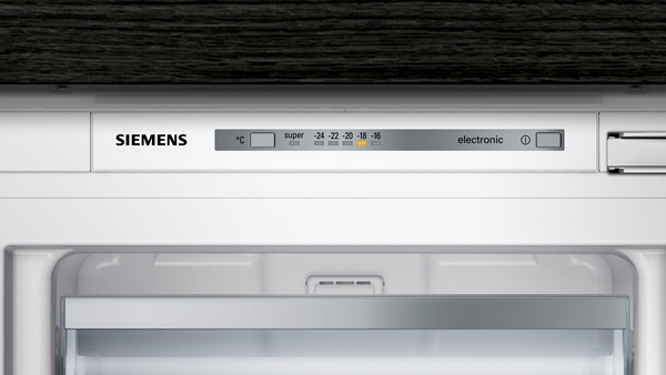 Siemens Einbau-Gefrierschrank, iQ500, 87,4x55,8cm, Flachscharnier mit Softeinzug, GI21VADE0