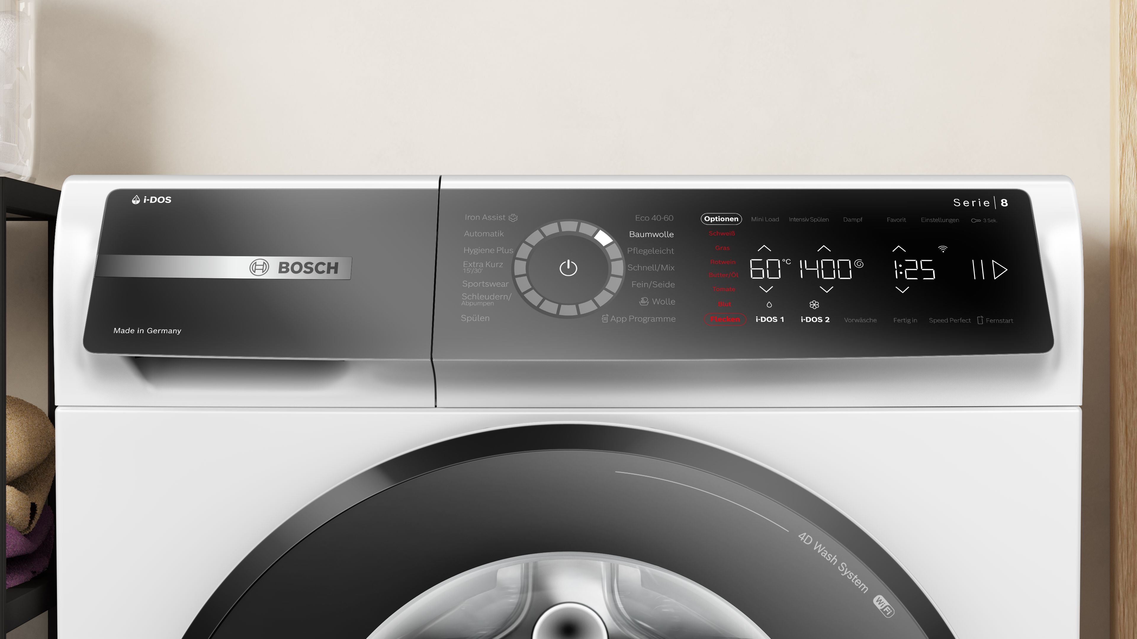 Bosch Waschmaschine 9kg Serie 8 WGB244AW0