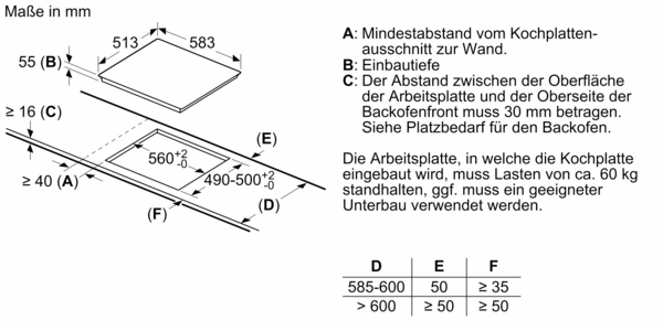 Bosch Induktionskochfeld 60cm autark PIE645BB5E