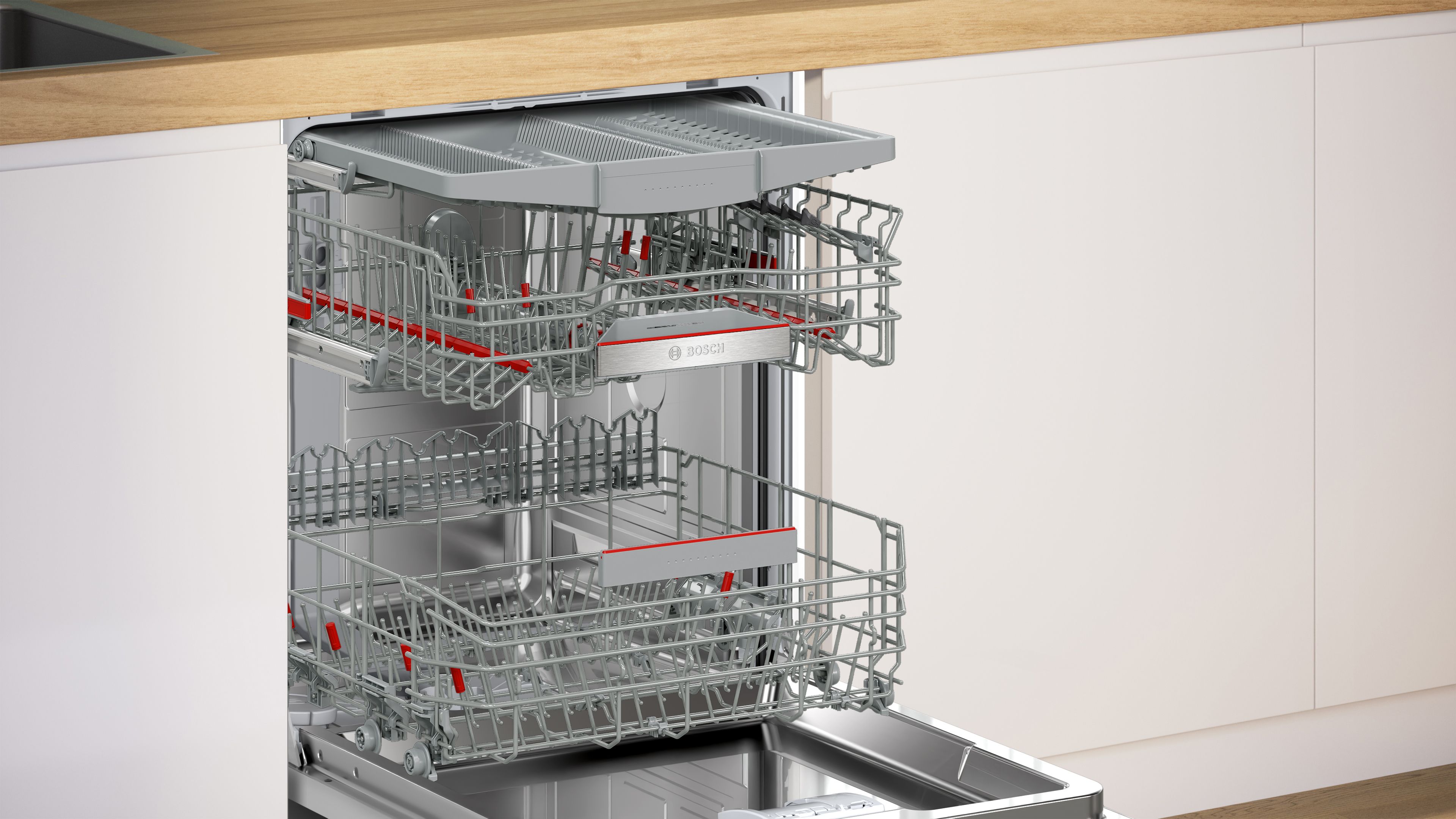 Bosch Unterbau-Geschirrspüler 60cm weiß Serie 4 SMP4ECW71S