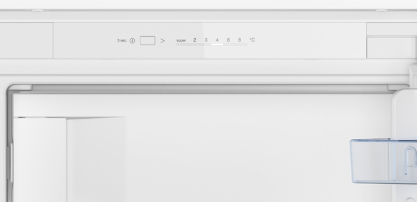 Bosch Einbau-Kühlschrank mit Gefrierschrank, 122.5x56cm, Schleppscharnier KIL42NSE0