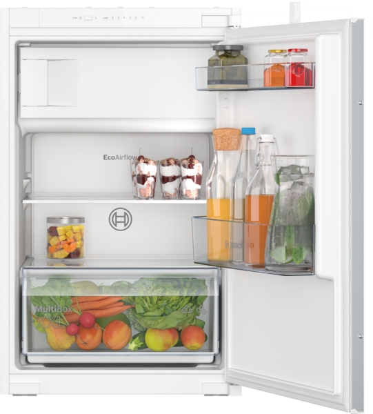 Bosch Einbaukühlschrank mit Gefrierfach, 88x56 cm, Schleppscharnier KIL22NSE0
