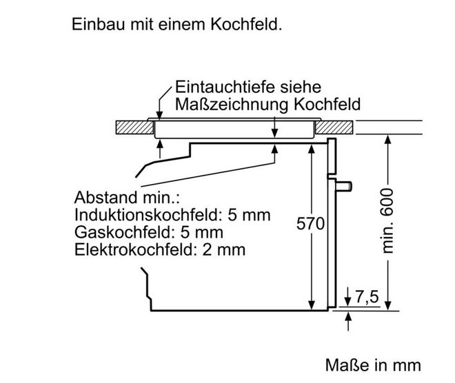 Siemens Einbauherd Edelstahl HE510ABS2