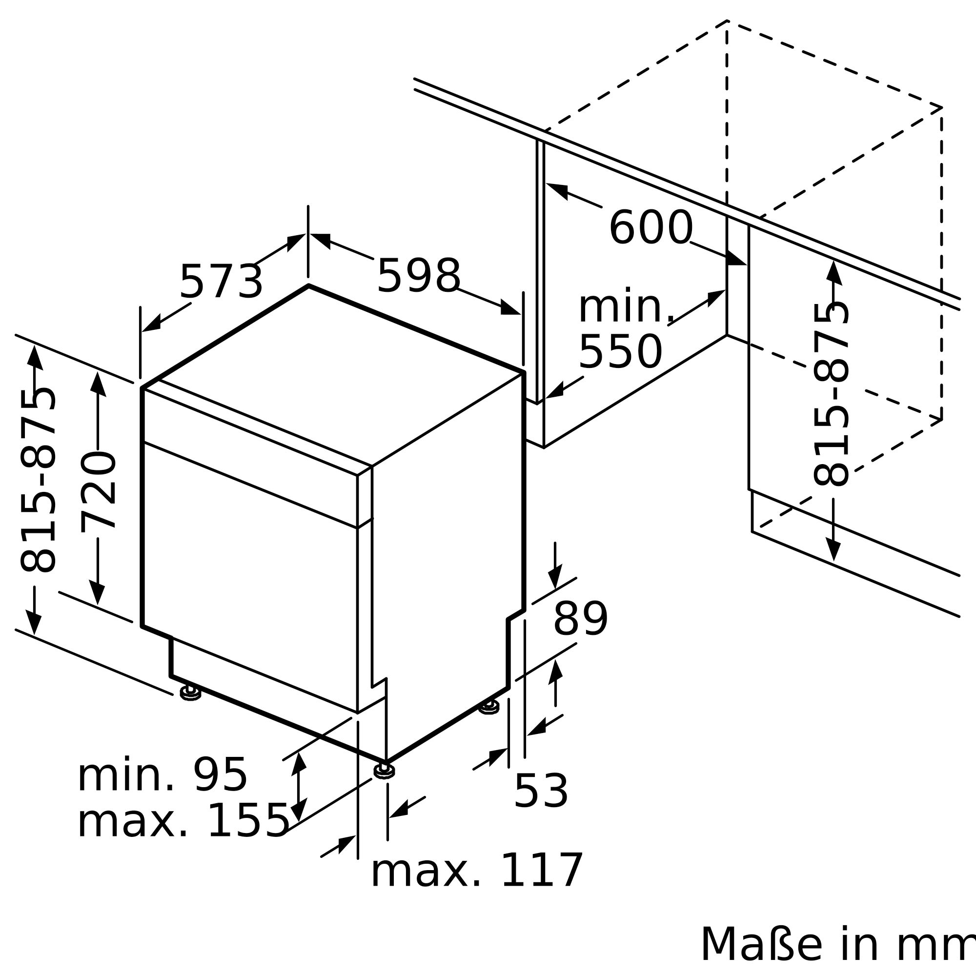 Siemens Unterbau-Geschirrspüler 60 cm Edelstahl SN45ZS07CE