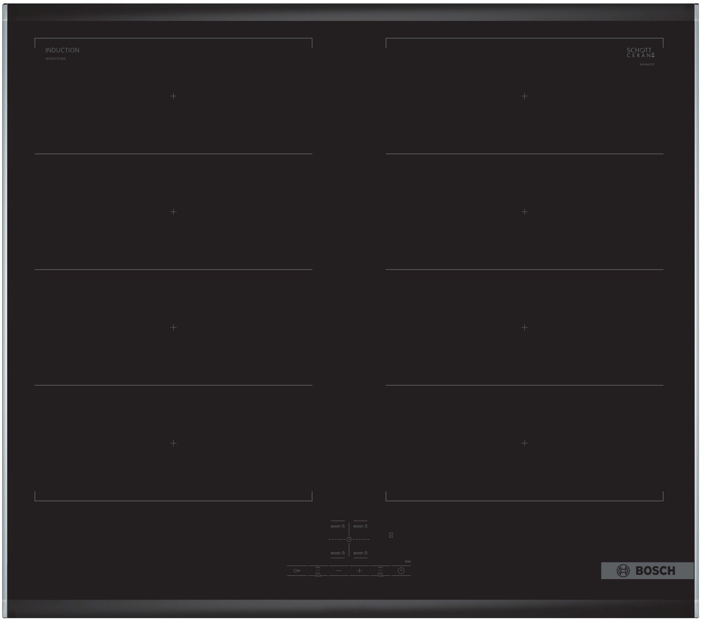 Bosch Einbau-Herd-Set HND679LS67: HEB578BB4 + NXX675CB5E