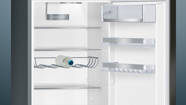 Siemens Kühl-Gefrier-Kombination iQ500 Freistehend BlackSteel KG39E8XBA