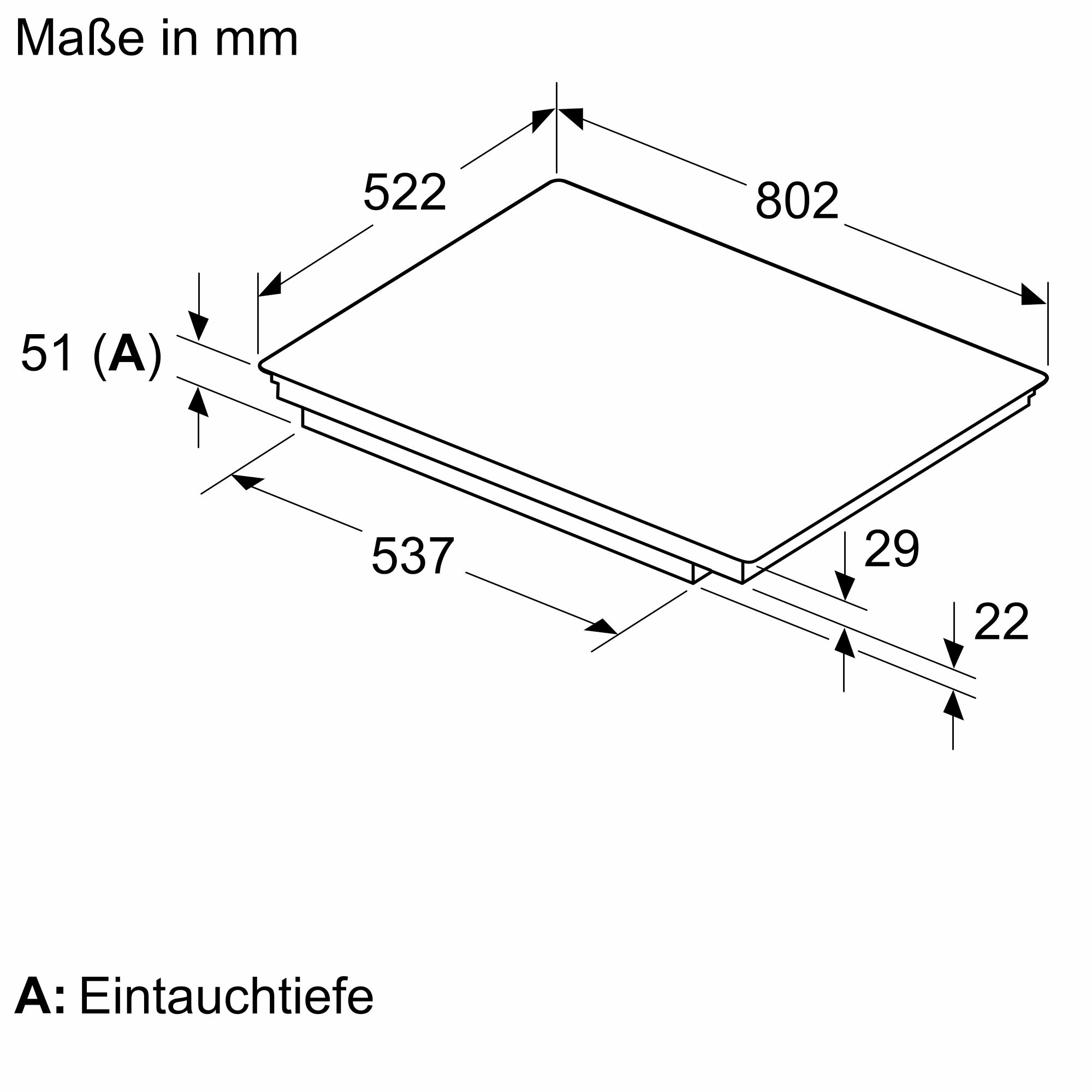 Bosch Induktionskochfeld 80 cm Schwarz PVS831HC1E