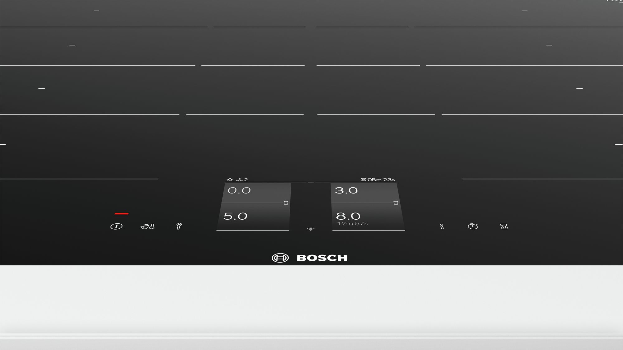Bosch Induktions-Kochfeld Serie 8, 80cm, flächenbündig (integriert) PXY801KW1E