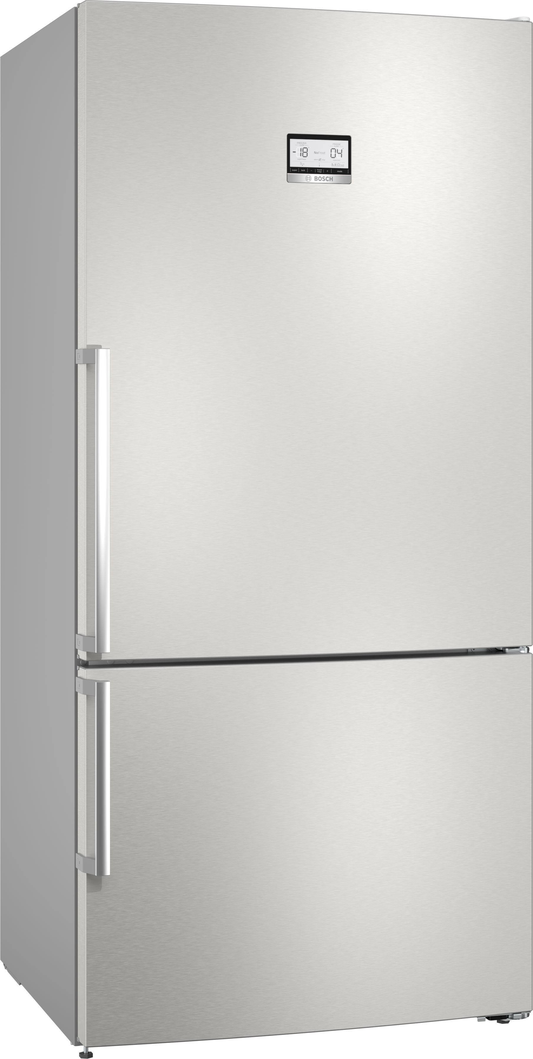 Bosch Stand-Kühl-Gefrier-Kombination 186x86cm Edelstahl AntiFingerprint Serie 6 KGN86AIDR