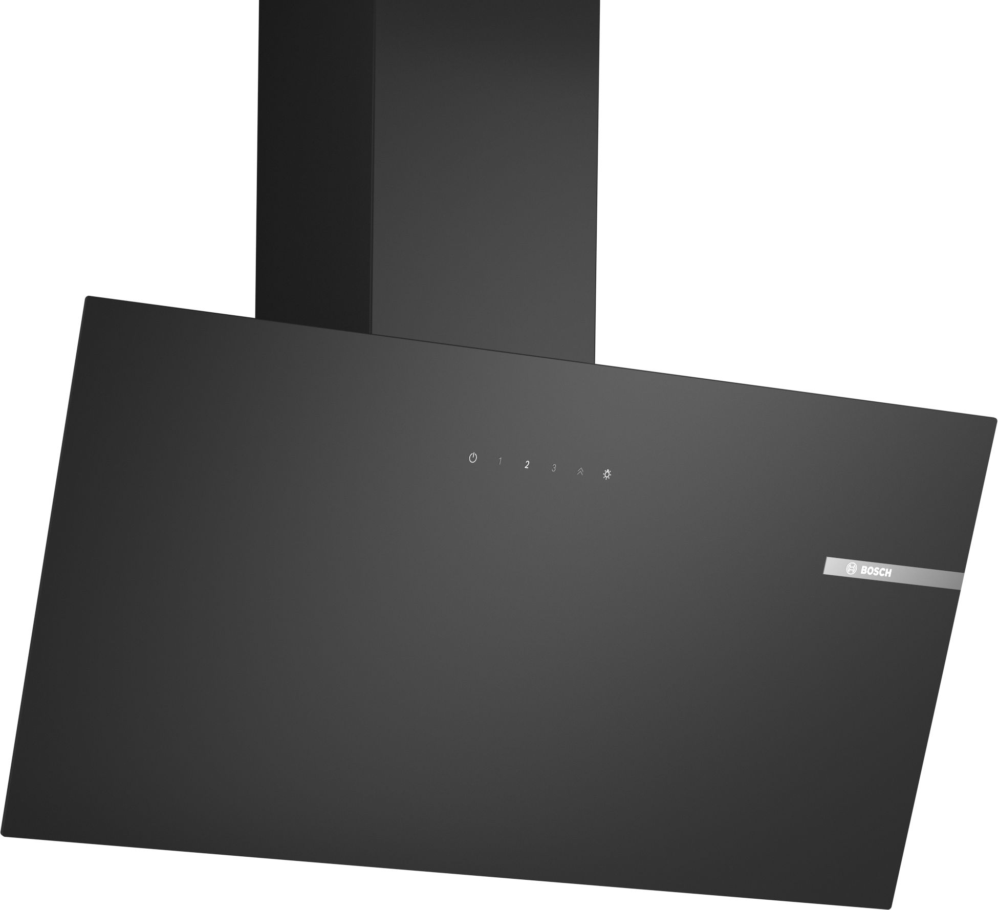 Bosch Wandesse 80 cm Klarglas schwarz bedruckt DWK85DK60