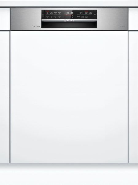 Bosch Exclusiv Teilintegrierter Geschirrspüler 60 cm Edelstahl SMI6ZBS01D