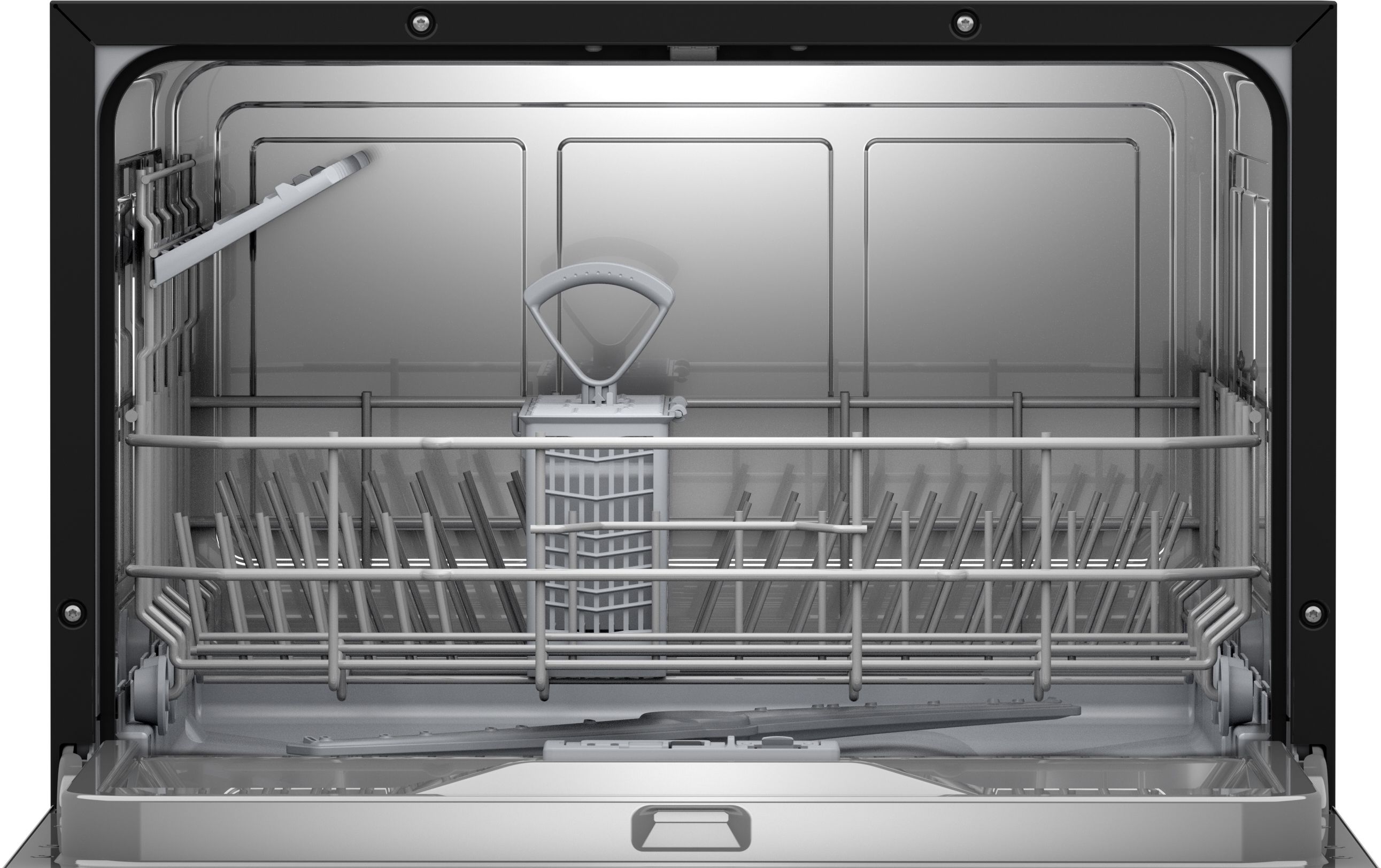Bosch Kompakt-Geschirrspüler 55cm schwarz Serie 6 SKS6ITB00E