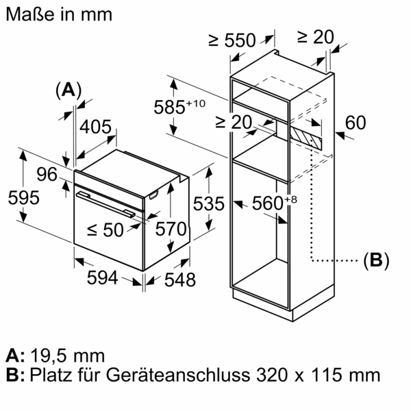 Bosch Einbau-Backofen HRG5785S6