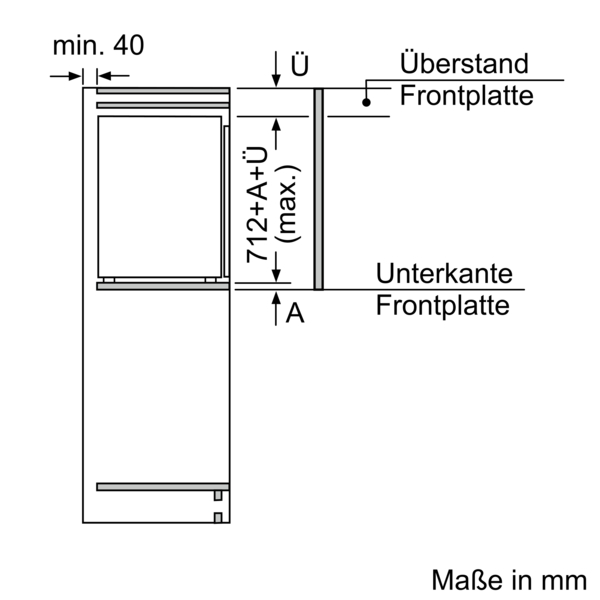 Siemens Einbau-Gefrierschrank 71.2x55.8 cm iQ500  GI11VADE0